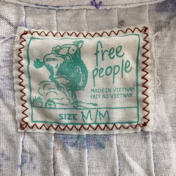 Free People Floral Tee / M - Picture 5 of 5